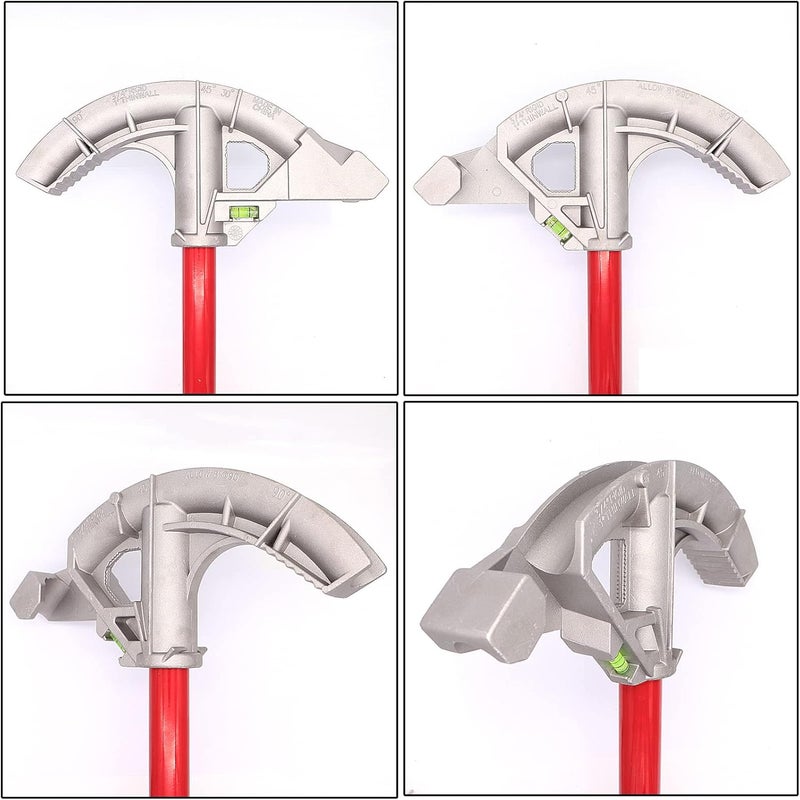 Fuzbaxy Conduit Bender Tool for 3/4inch EMT and 1/2 inch Rigid Pipes for Stub-Ups,Offsets,Back-to-Back(Aluminum) - Image 3